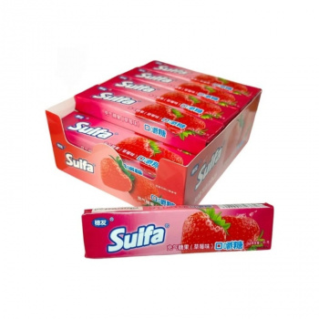 Конфета арт. 936721/936547 Жевательная "Клубника" 35 г 20 шт. в кор./'*