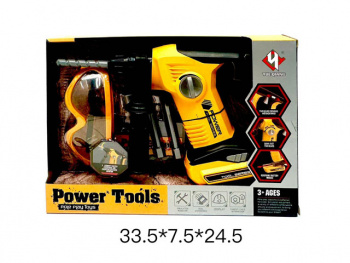 Набор инструментов арт. T016A Перфоратор с маской в кор._ Набор инструментов арт. T016A Перфоратор с маской в кор._