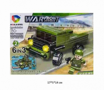 Конструктор арт. 41029-2 Военная техника 80 дет. в кор.~ Конструктор арт. 41029-2 Военная техника 80 дет. в кор.~