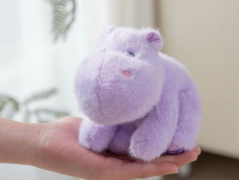 им Бегемот арт. 209703 Сиреневый ароматизированный 18 см в пак.