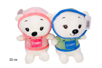 им Медведь арт. 81025-7 В толстовке на присоске 20 см в пак.) им Медведь арт. 81025-7 В толстовке на присоске 20 см в пак.)