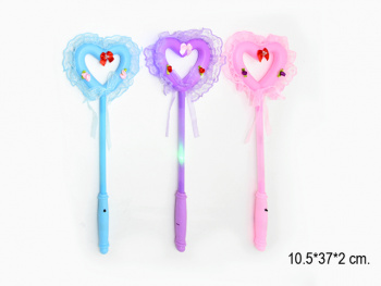 Палочка арт. XNB Сердце кружево свет, цвета микс в пак._/360шт./ Палочка арт. XNB Сердце кружево свет, цвета микс в пак._/360шт./