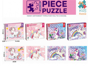 Пазл арт. GXF024-19 Единорог в ассортименте, в кор. 15,5*11,8*3