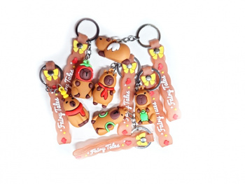 Брелок арт. 808007 На руку Капибара в ассортименте в пак.=