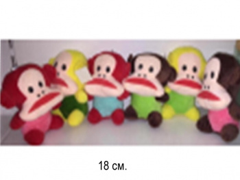 им Обезьяна арт. YE1216-5 Цвета микс 18 см в пак.)