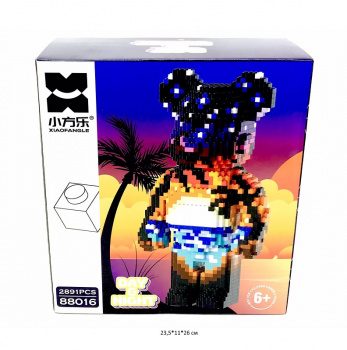 Конструктор арт. 88016 Микро Медведь 2891 дет. в кор._ Конструктор арт. 88016 Микро Медведь 2891 дет. в кор._